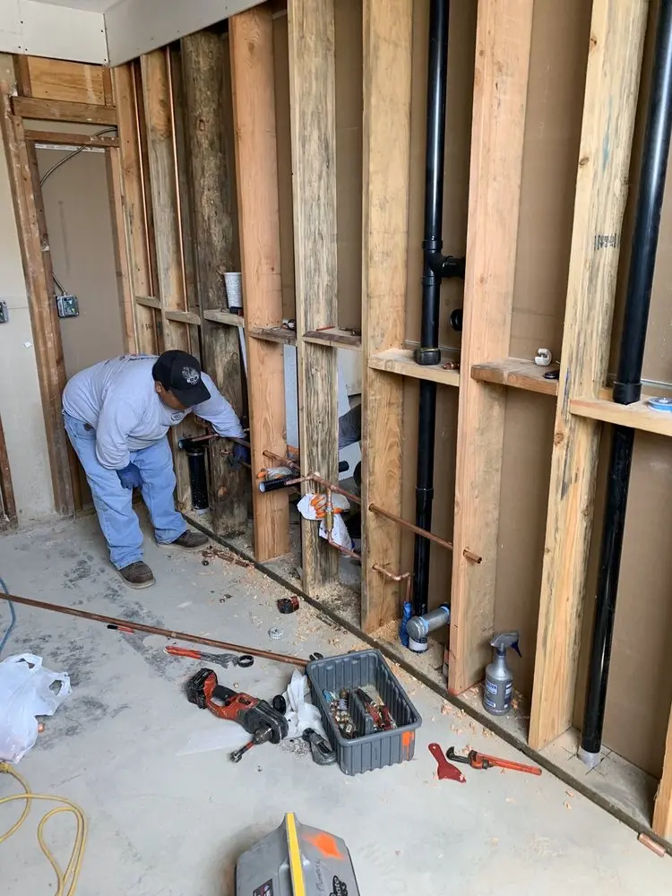 Commercial rough-in plumbing for Water Heater Replacement in Holiday Park
